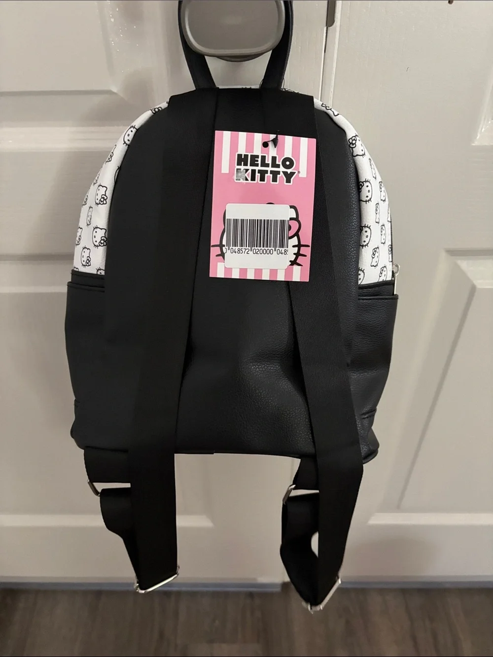 Hello Kitty White, Black & Red Mini Backpack
